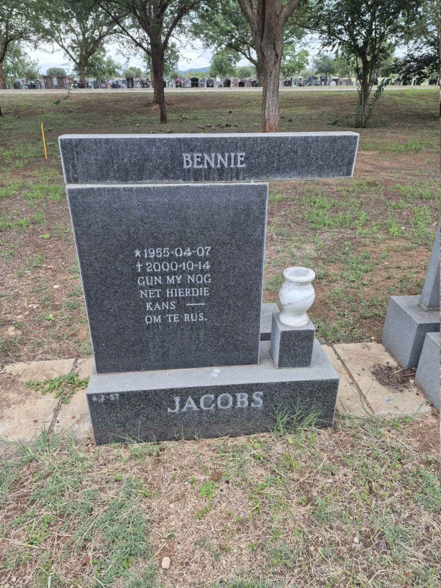 JACOBS Bennie 1955-2000