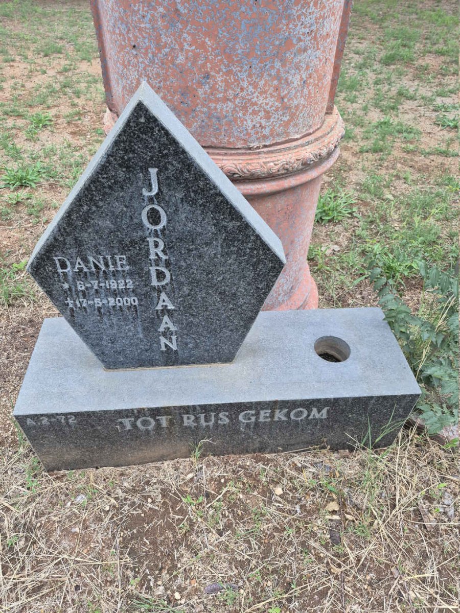 JORDAAN Danie 1922-2000