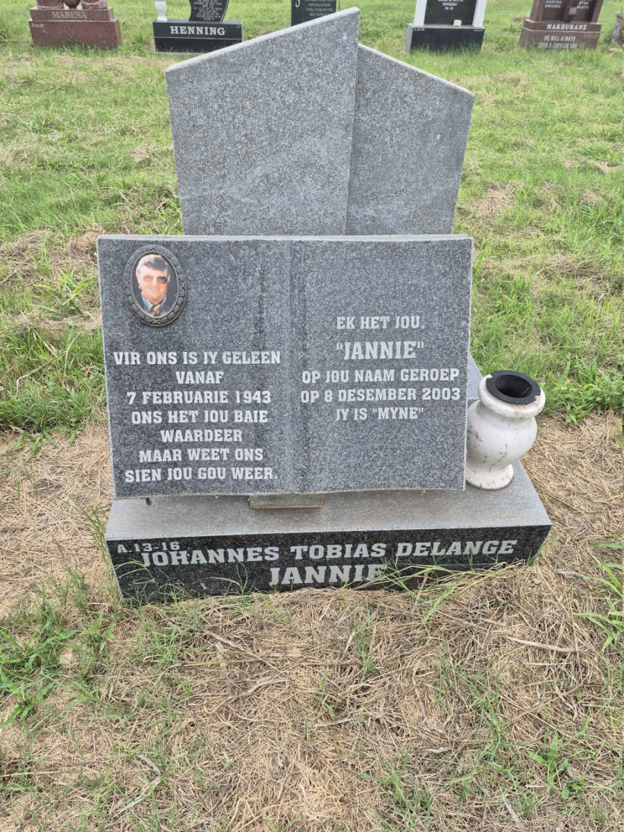 LANGE Johannes Tobias, de 1943-2003