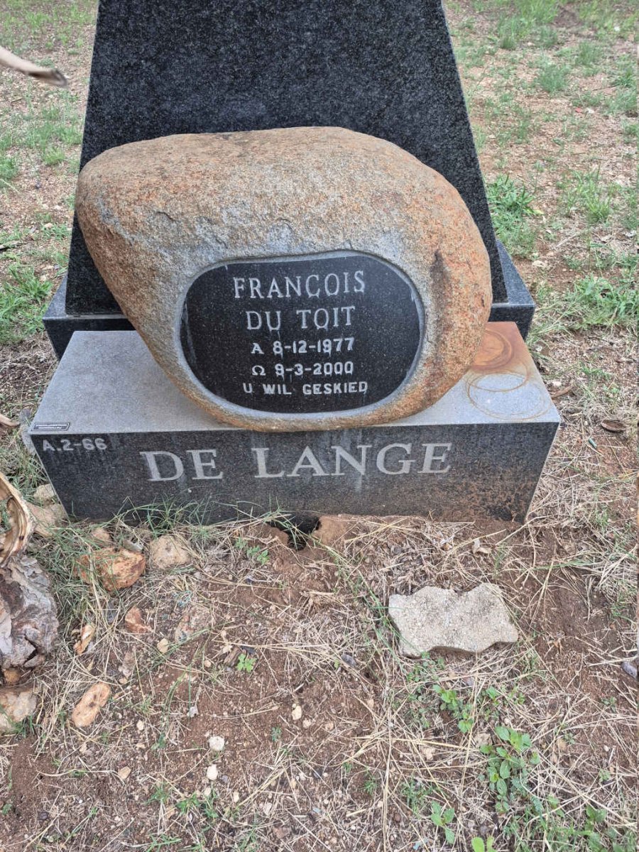 LANGE Francois Du Toit, de 1977-2000