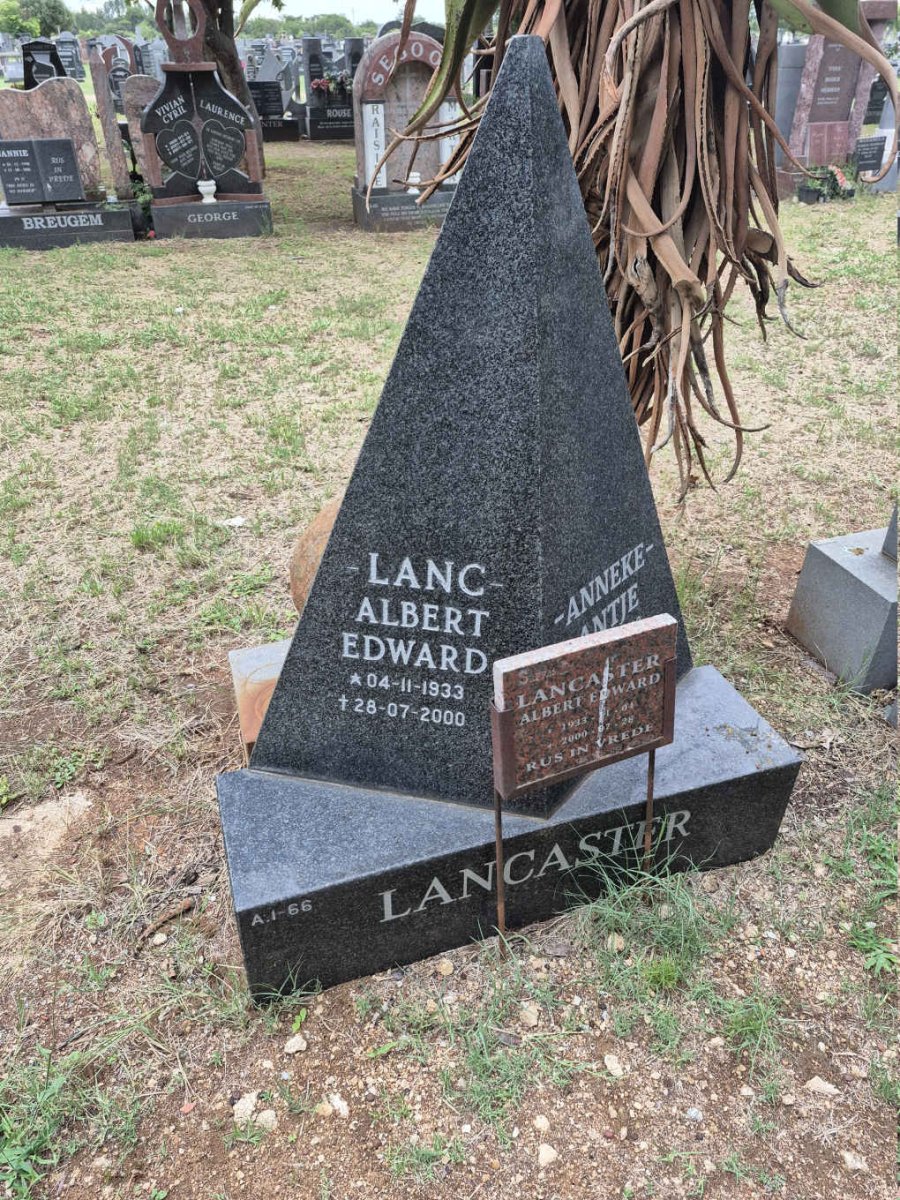 LANCASTER Albert Edward 1933-2000 & Antje 1938-2019 _1