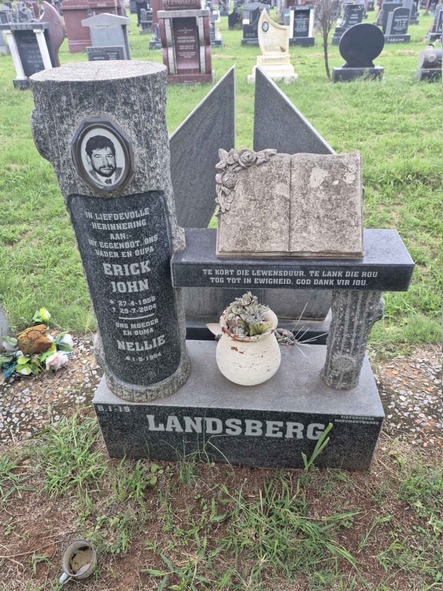 LANDSBERG Erick John 1956-2004 & Nellie 1954-