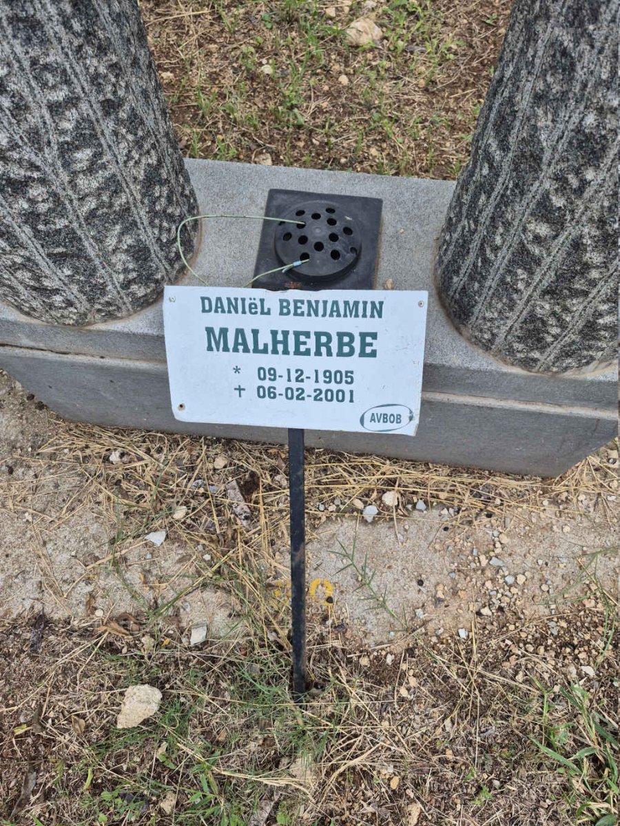 MALHERBE Daniel Benjamin 1905-2001