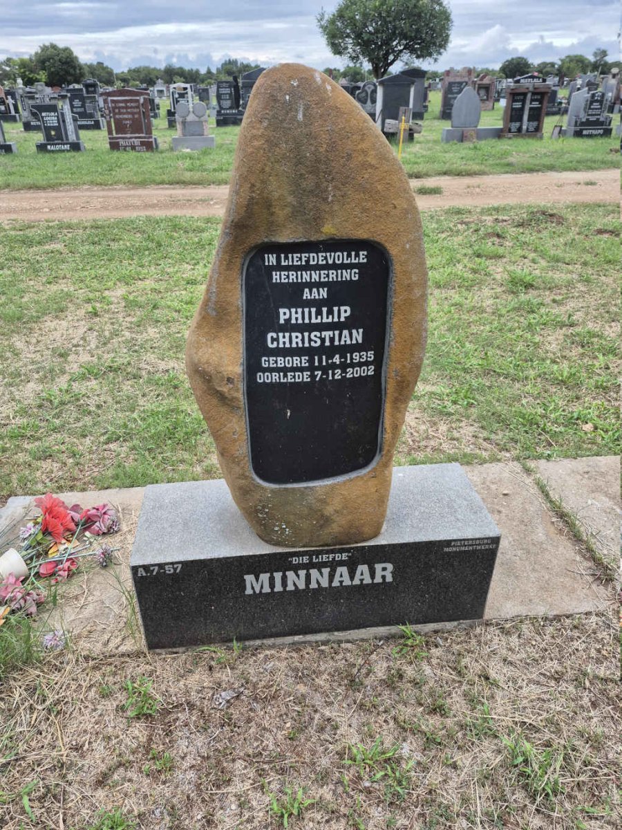 MINNAAR Phillip Christian 1935-2002