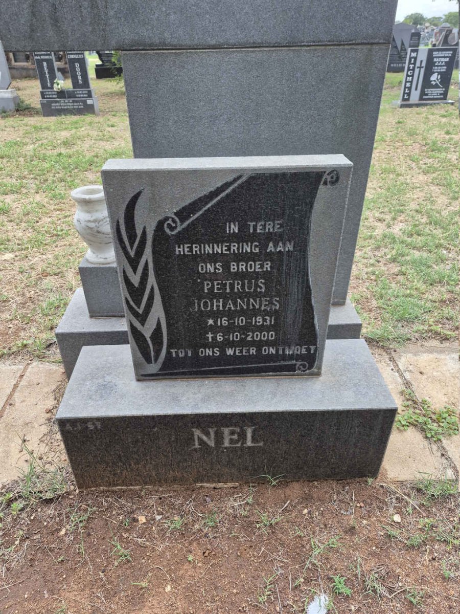 NEL Petrus Johannes 1931-2000