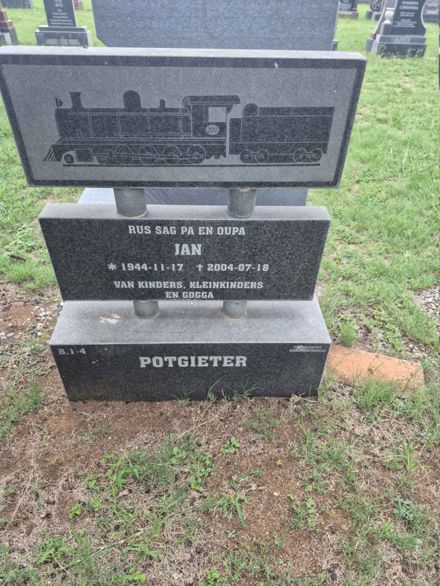 POTGIETER Jan 1944-2004