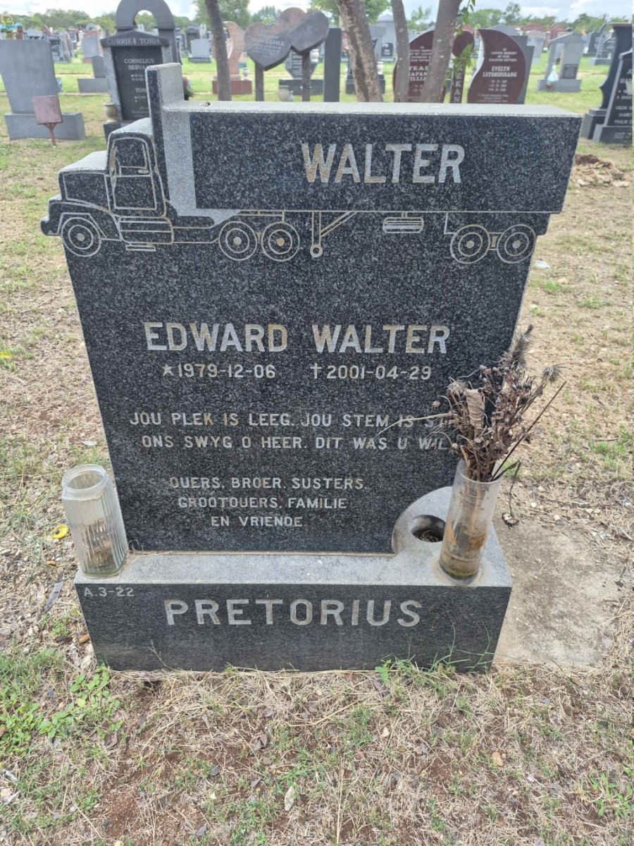 PRETORIUS Edward Walter 1979-2001