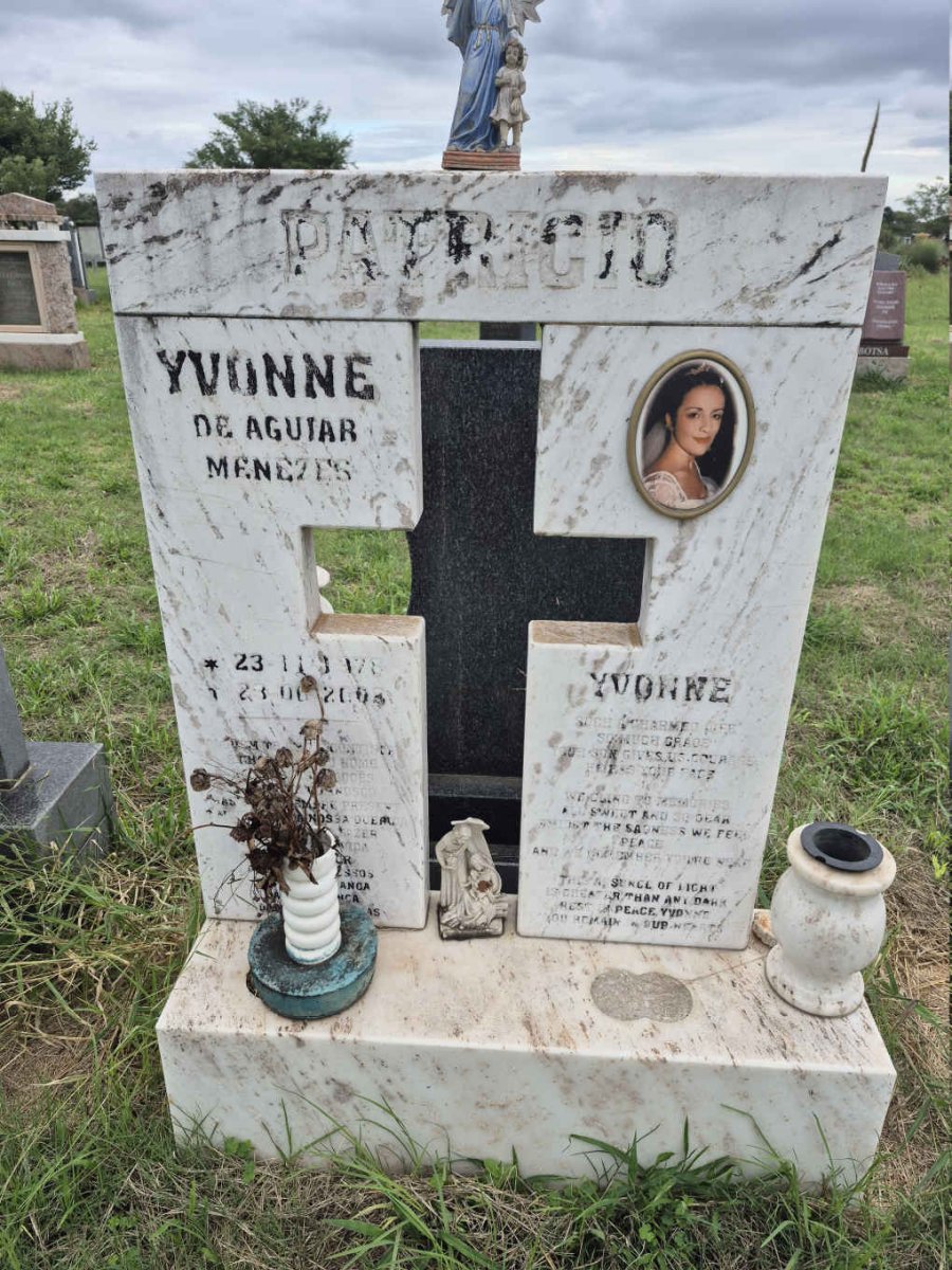 PATRICIO Yvonne, DE AGUTAR MENEZES 1978-2006
