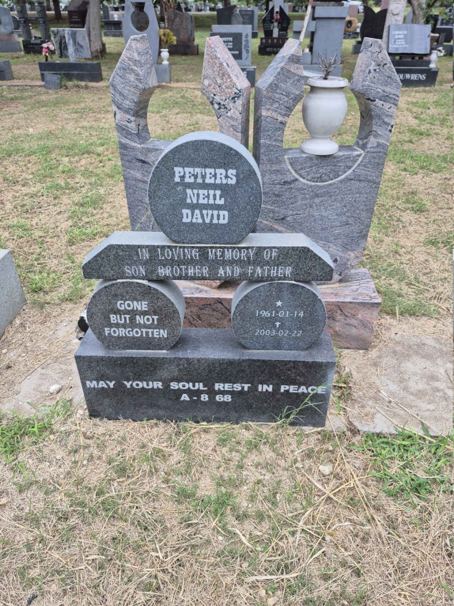 PETERS Neil David 1961-2003