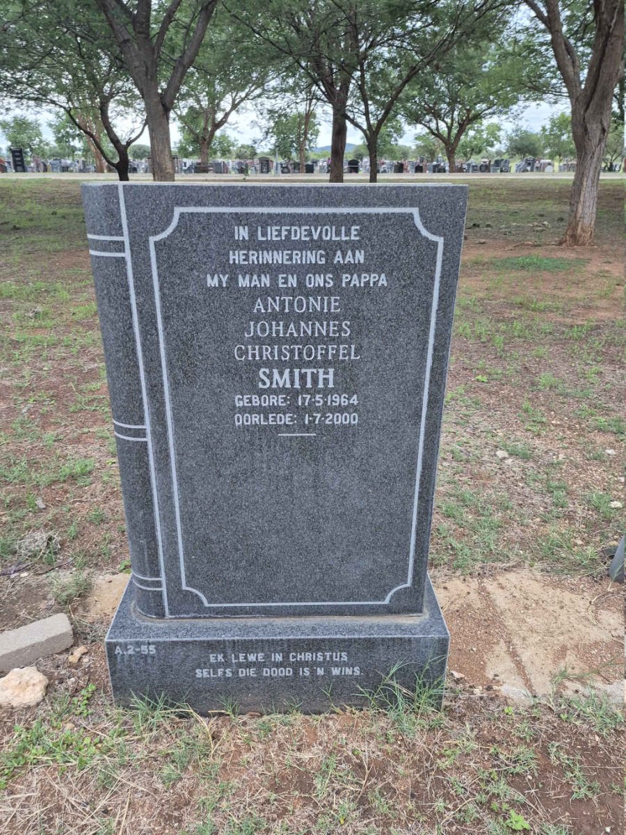 SMITH Antonie Johannes Christoffel 1964-2000
