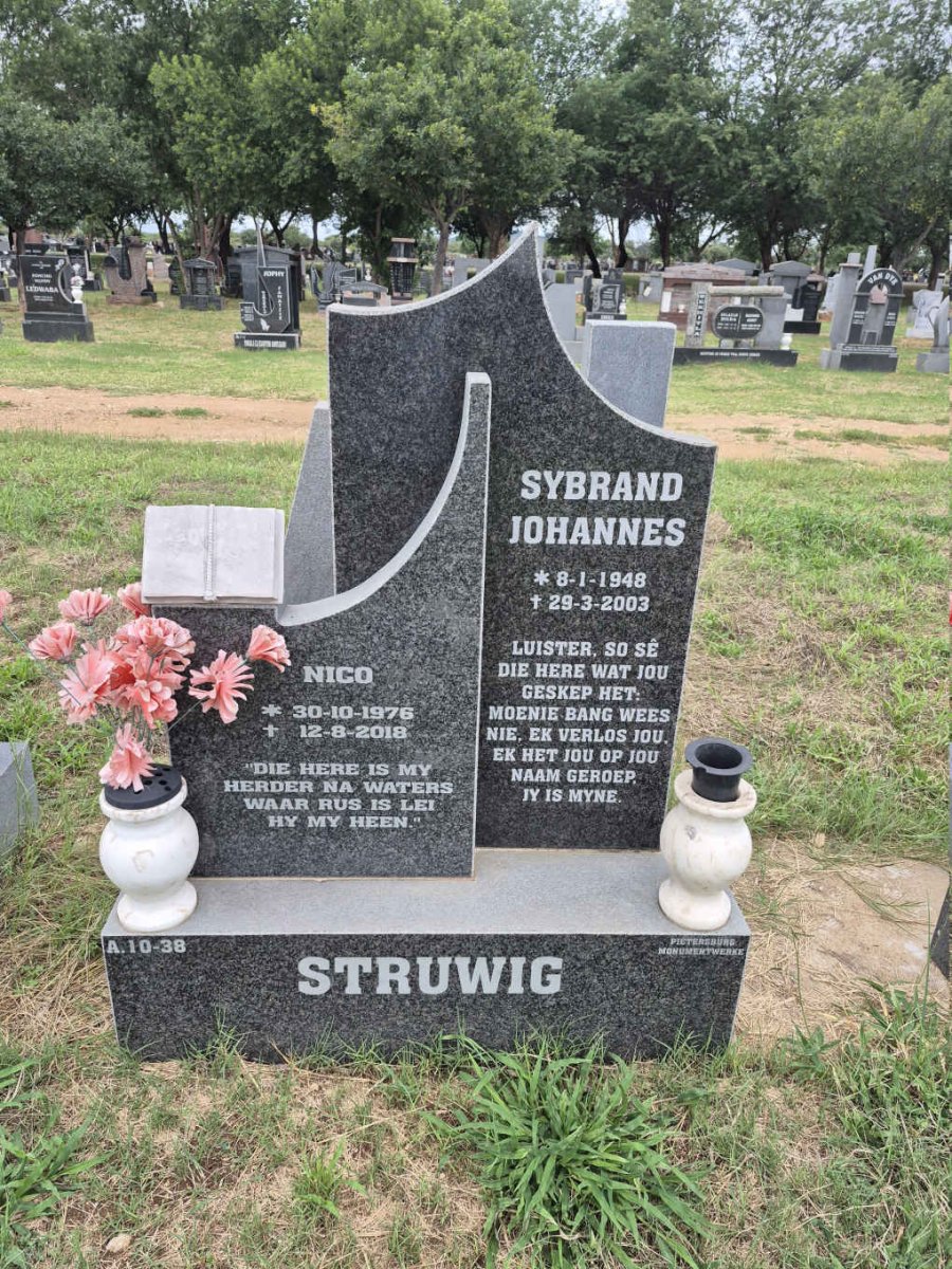 STRUWIG Sybrand Johannes 1948-2003 :: STRUWIG Nico 1976-2018