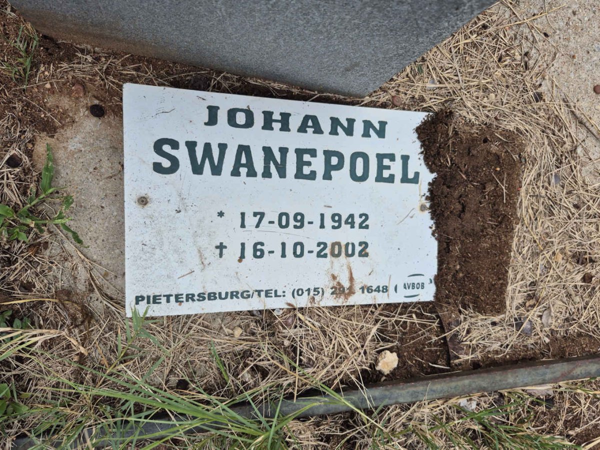 SWANEPOEL Johann 1942-2002