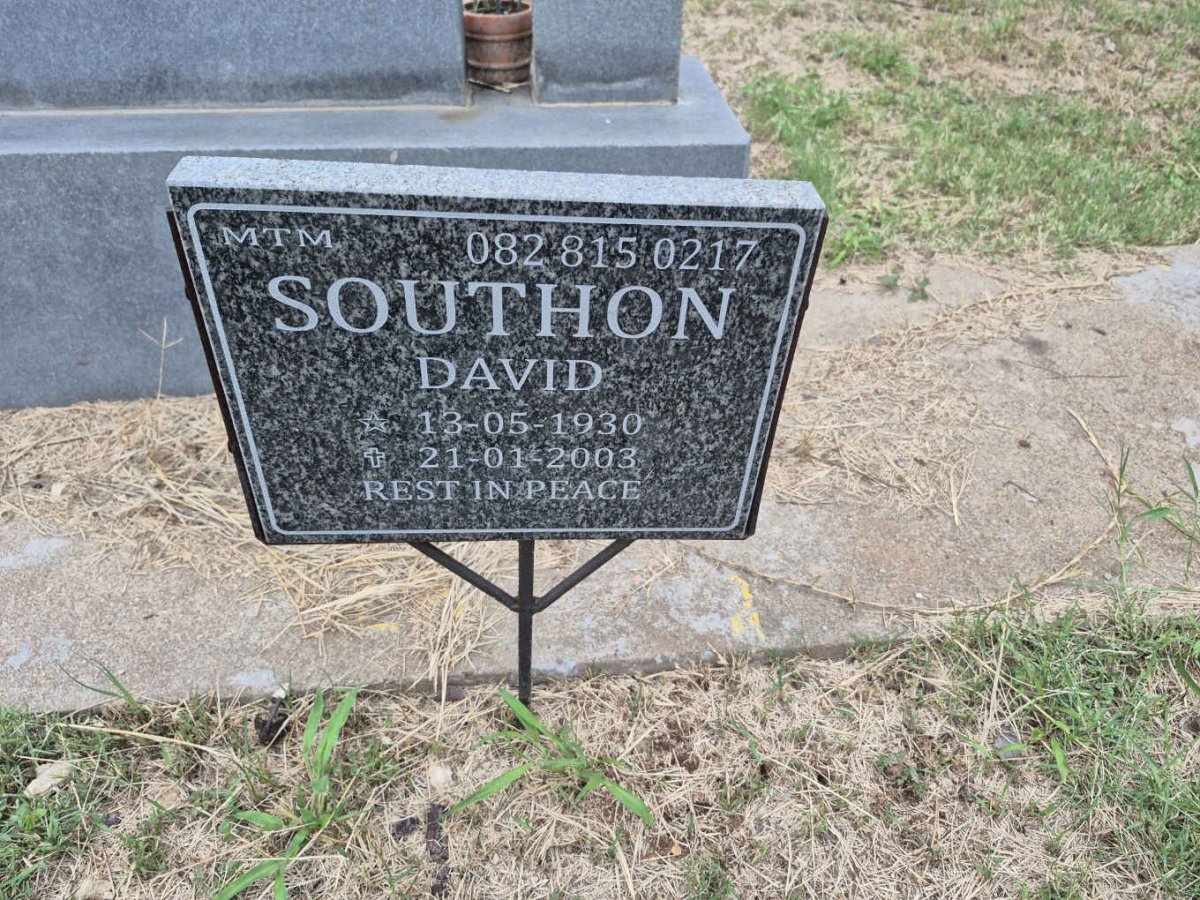 SOUTHON David 1930-2003