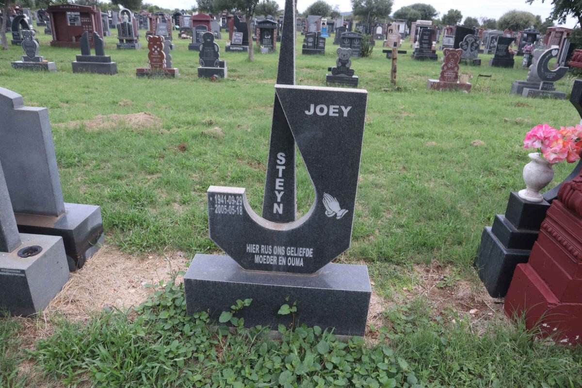 STEYN Joey 1941-2005