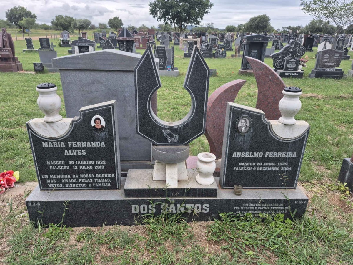 SANTOS Anselmo Ferreira, dos 1929-2004 & Maria Fernanda Alves 1932-2010