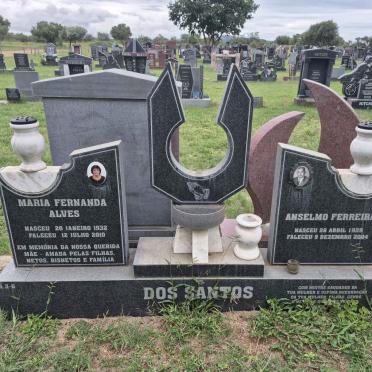 SANTOS Anselmo Ferreira, dos 1929-2004 & Maria Fernanda Alves 1932-2010
