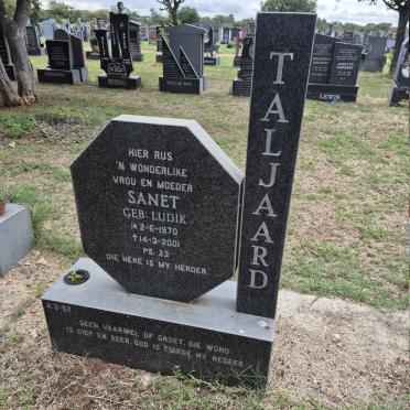 TALJAARD Sanet nee LUDIK 1970-2001