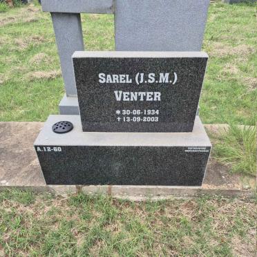 VENTER J.S.M. 1934-2003