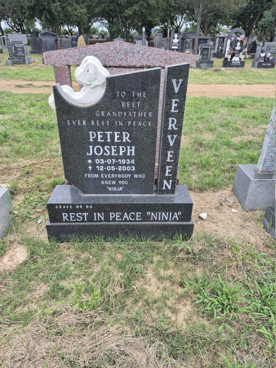 VERVEEN Peter Joseph 1934-2003 