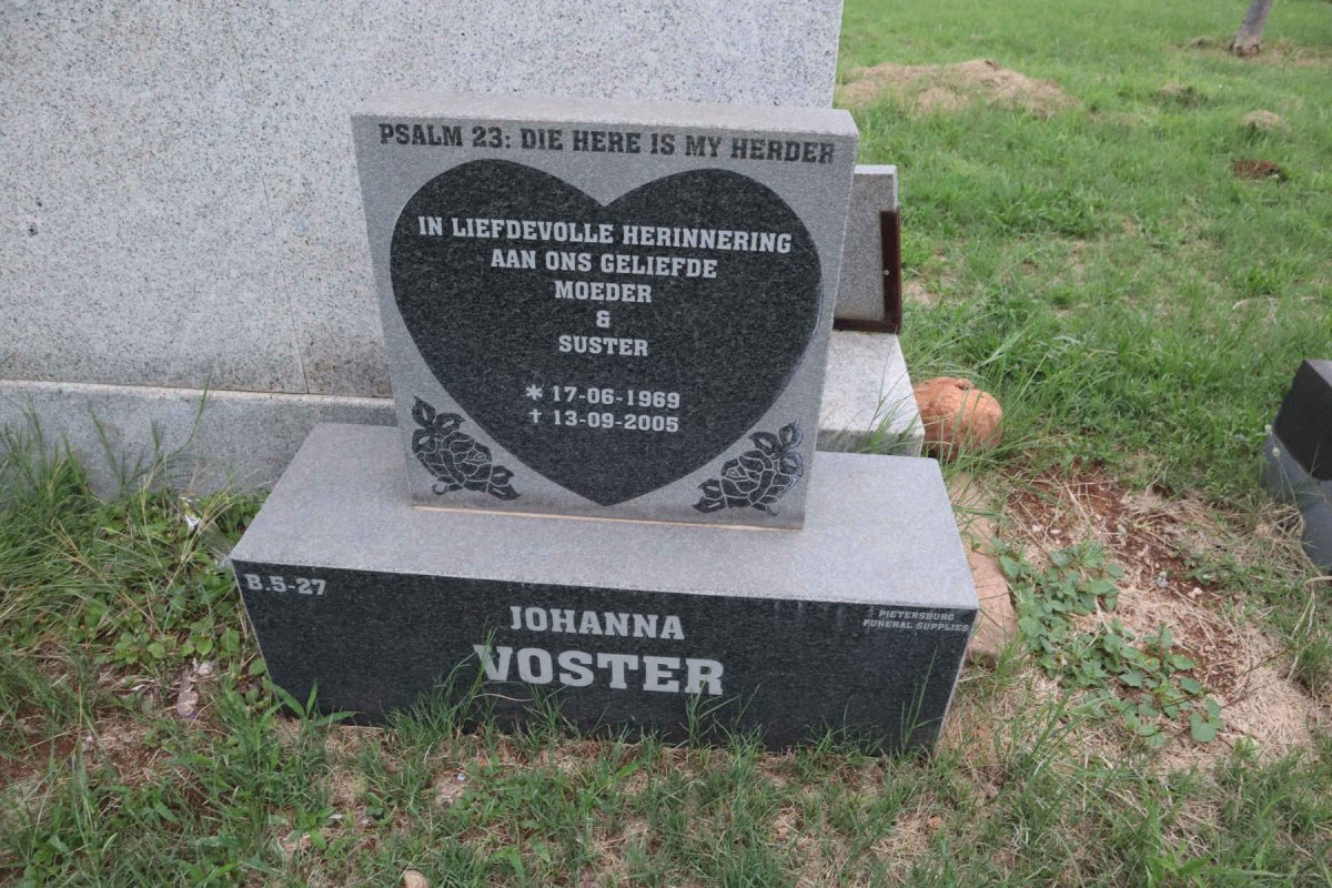 VOSTER Johanna 1969-2005