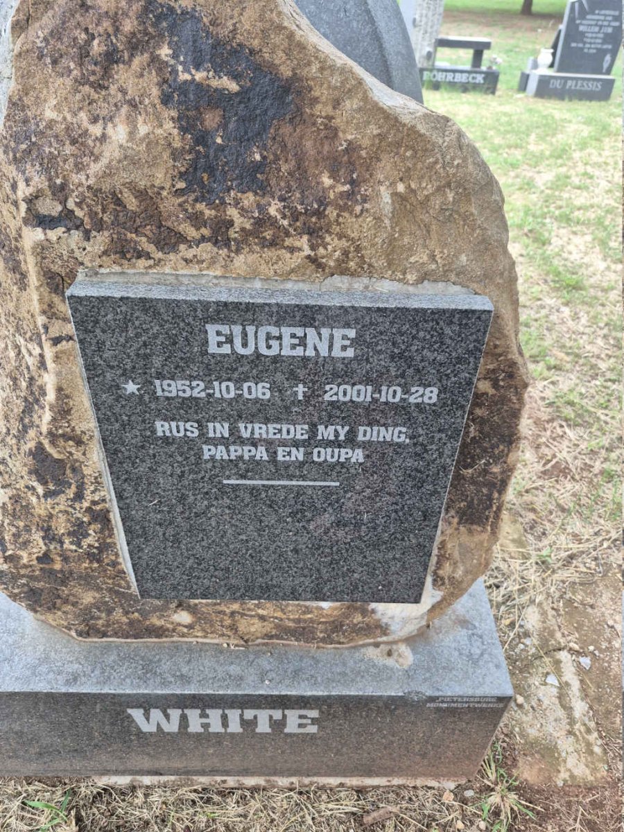 WHITE Eugene 1952-2001