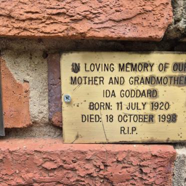 GODDARD Ida 1920-1998