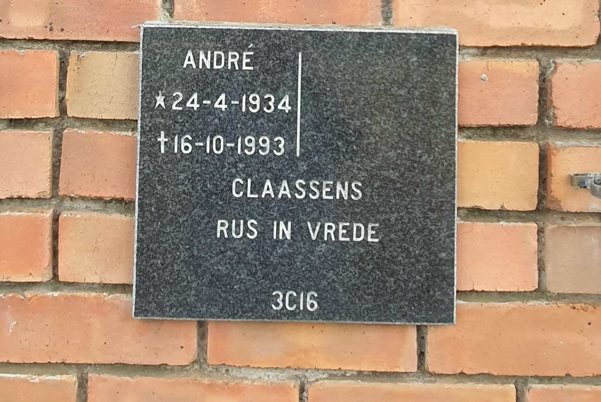 CLAASSENS Andre 1934-1993