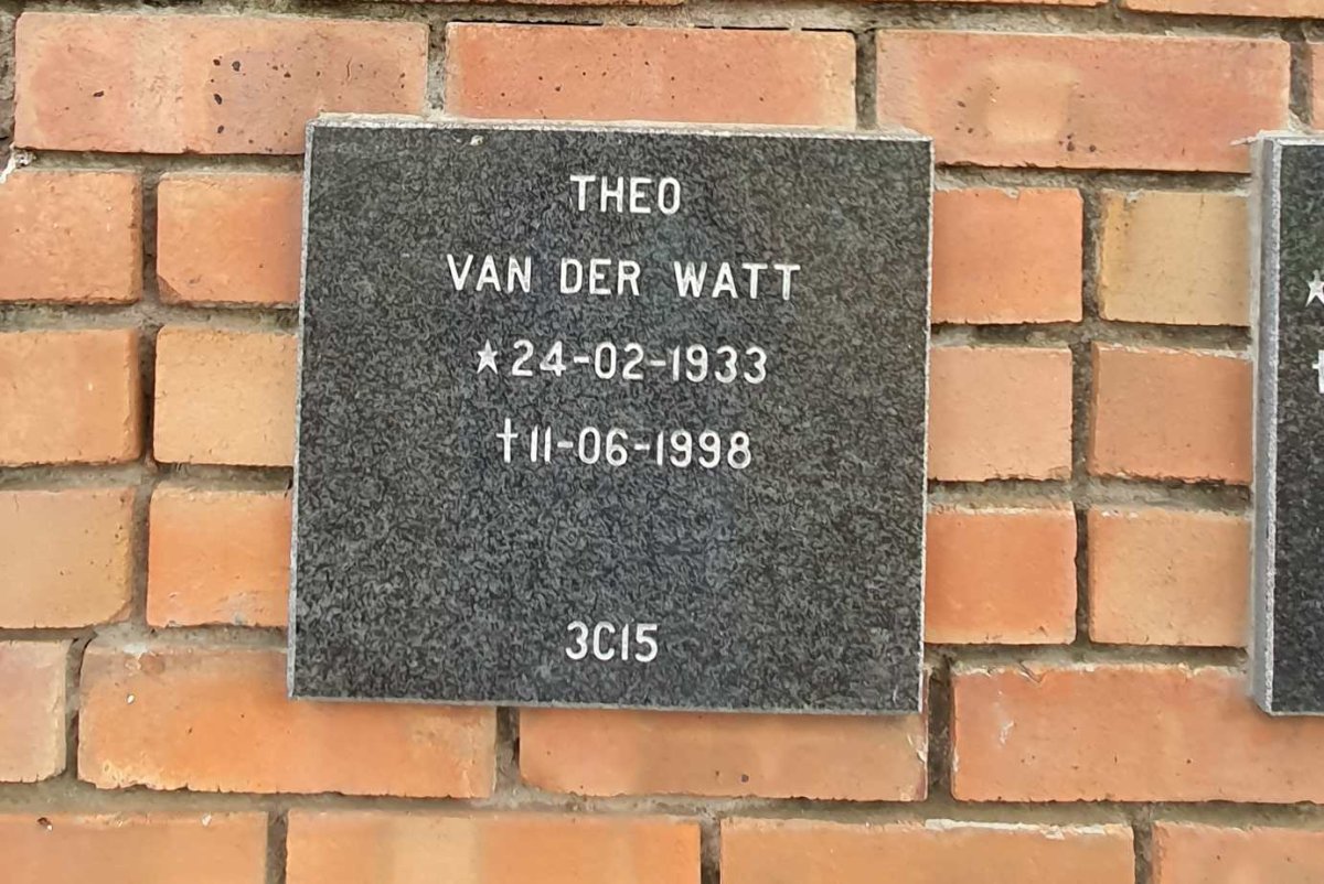 WATT Theo, van der 1933-1998