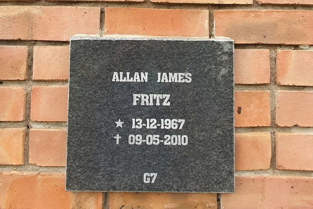 FRITZ Allan James 1967-2010