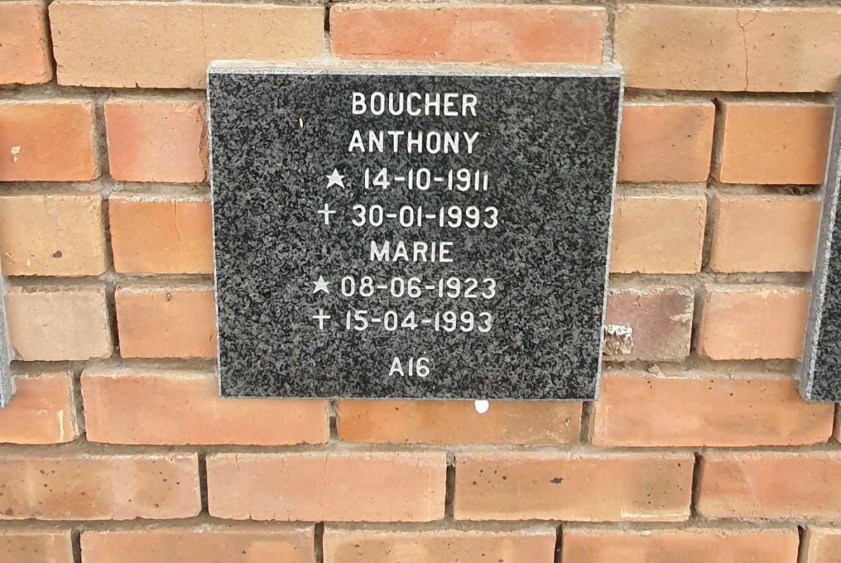 BOUCHER Anthony 1911-1993 & Marie 1923-1993