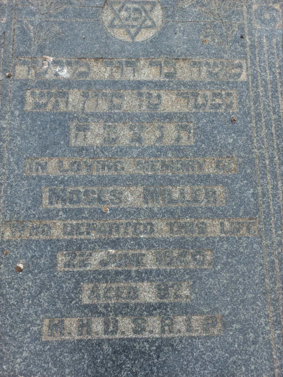MILLER Moses -1940