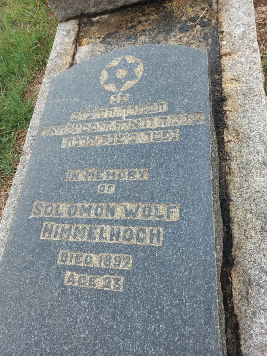HIMMELHOCH Solomon Wolf -1897