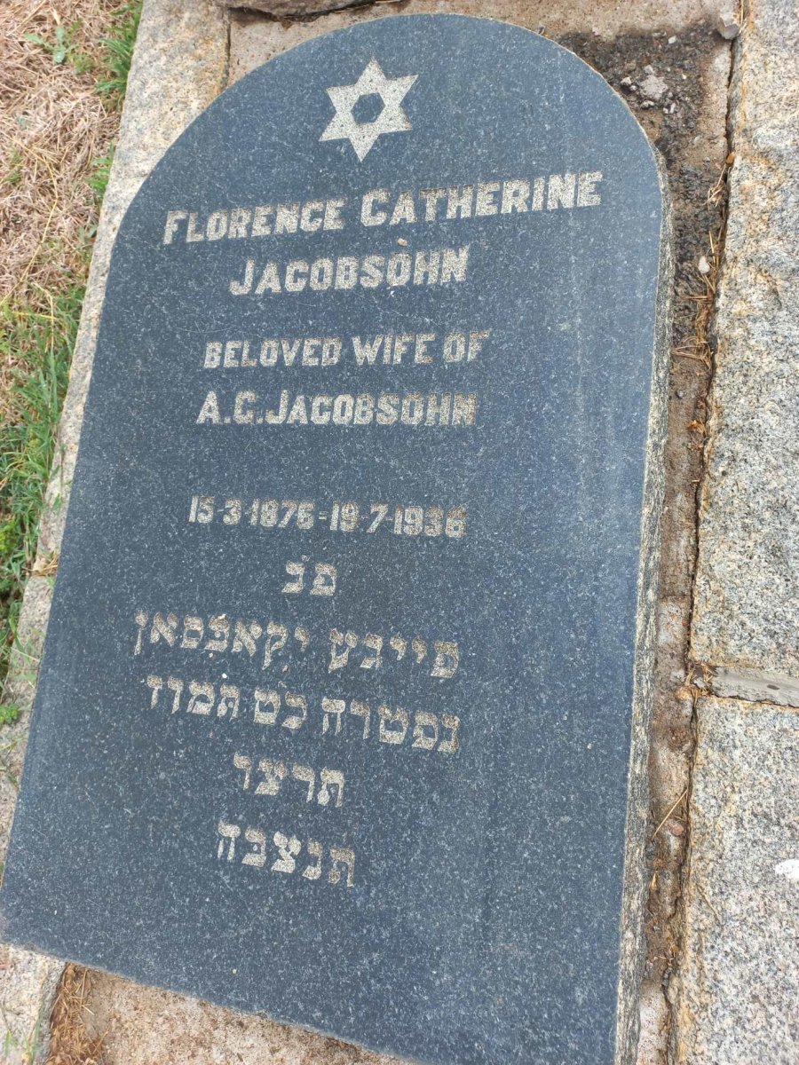 JACOBSOHN Florence Catherine 1876-1936
