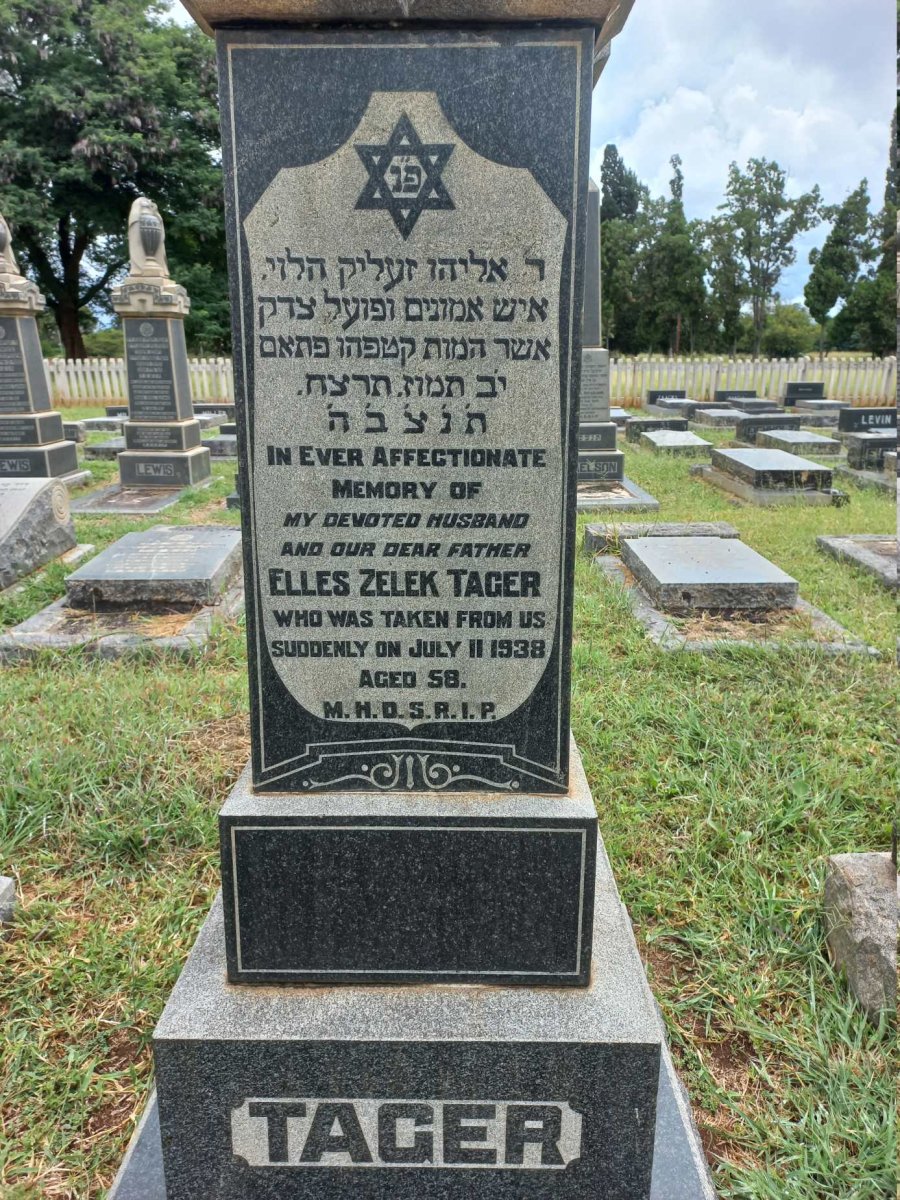 TAGER Elles Zelek 1938