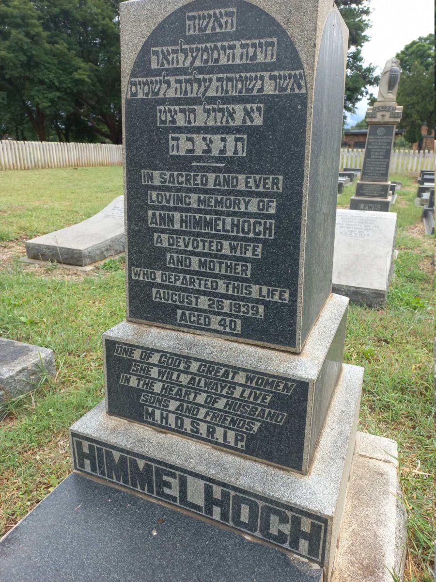 HIMMELHOCH Ann -1939