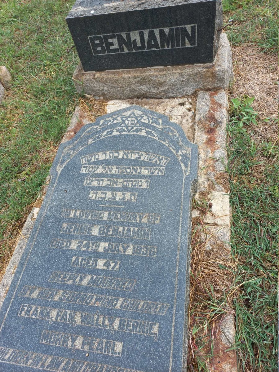 BENJAMIN Jennie -1936