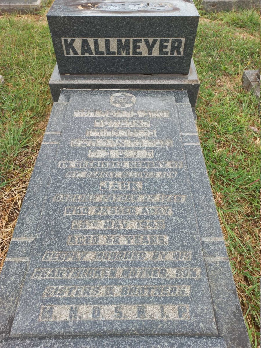 KALLMEYER Jack -1949