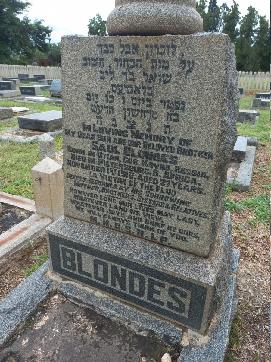 BLONDES Saul -1918