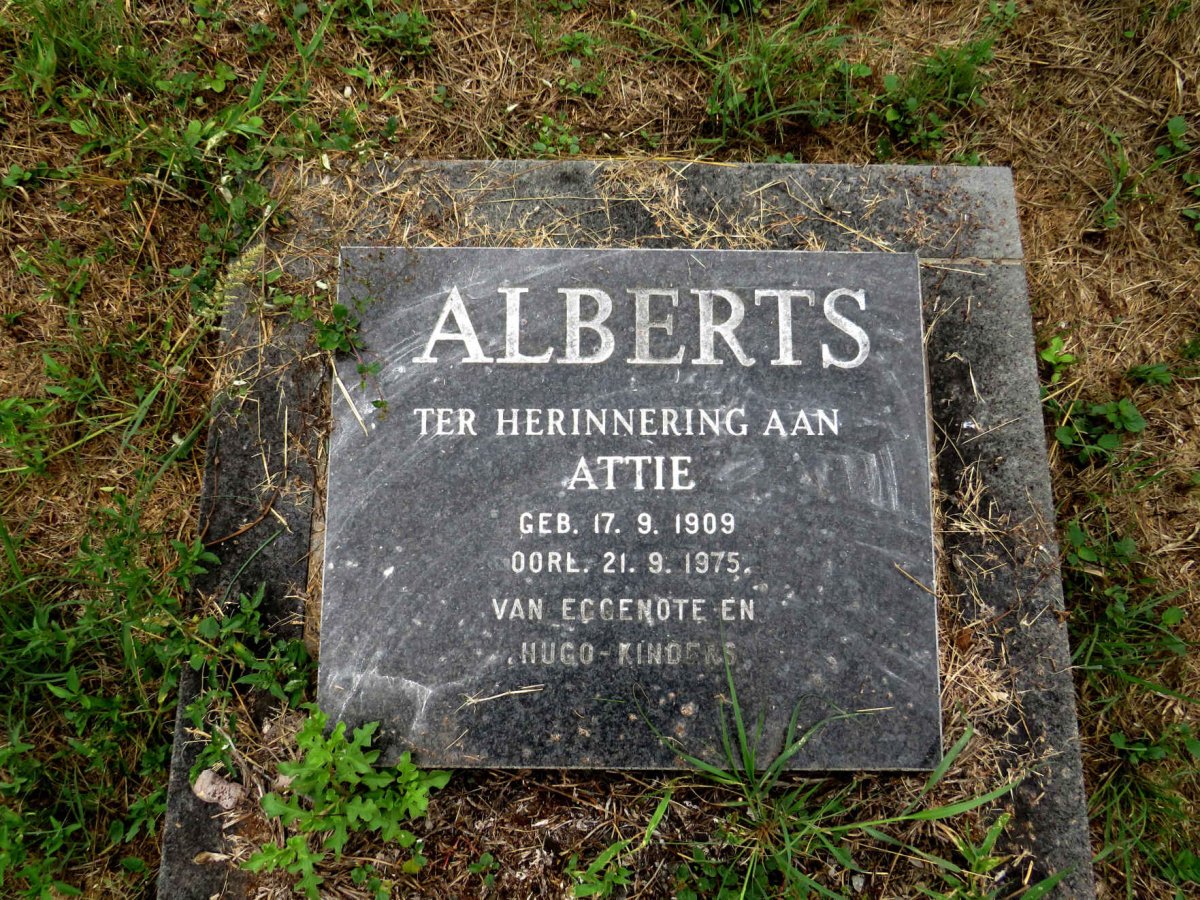 ALBERTS Attie 1909-1975