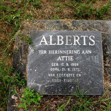 ALBERTS Attie 1909-1975