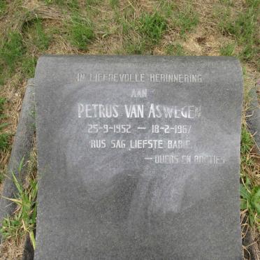 ASWEGEN Petrus, van 1952-1967