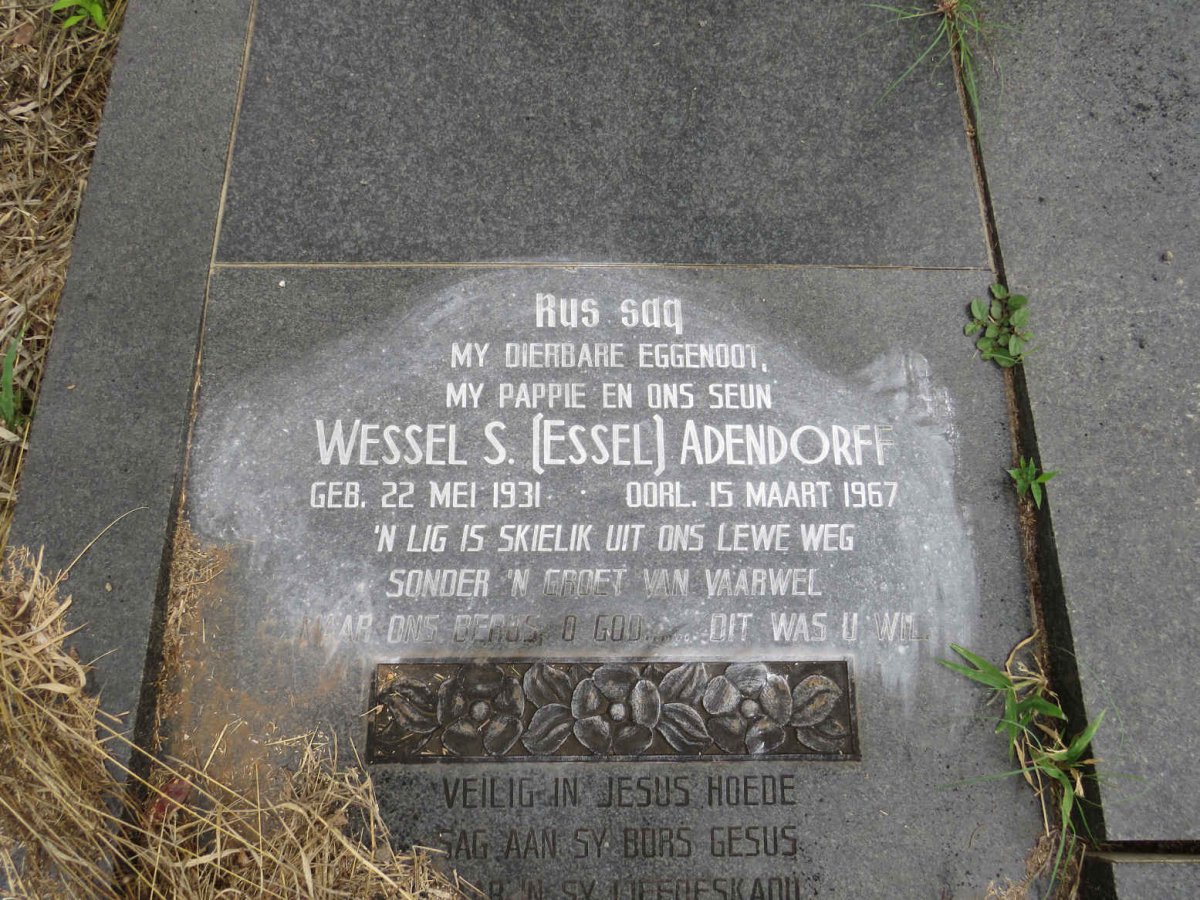 ADENDORFF Wessel S. 1931-1967_2