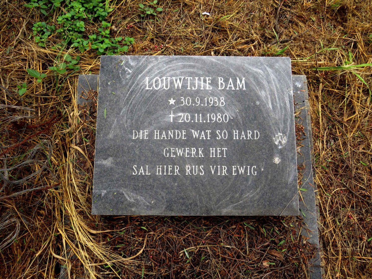 BAM Louwtjie 1938-1980