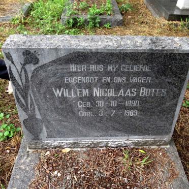 BOTES Willem Nicolaas 1890-1969