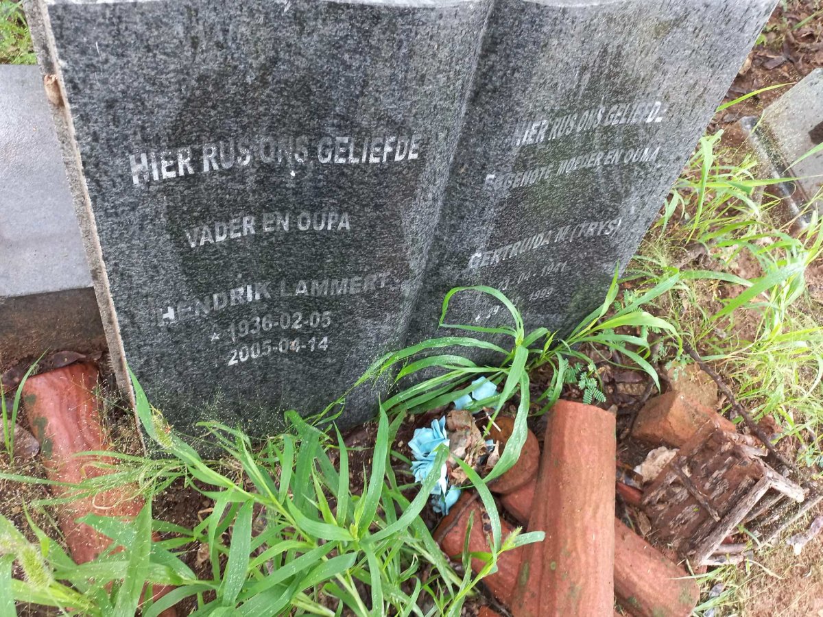 BRONKHORST Hendrik Lammert 1936-2005 & Gertruida M 1941-1999_2