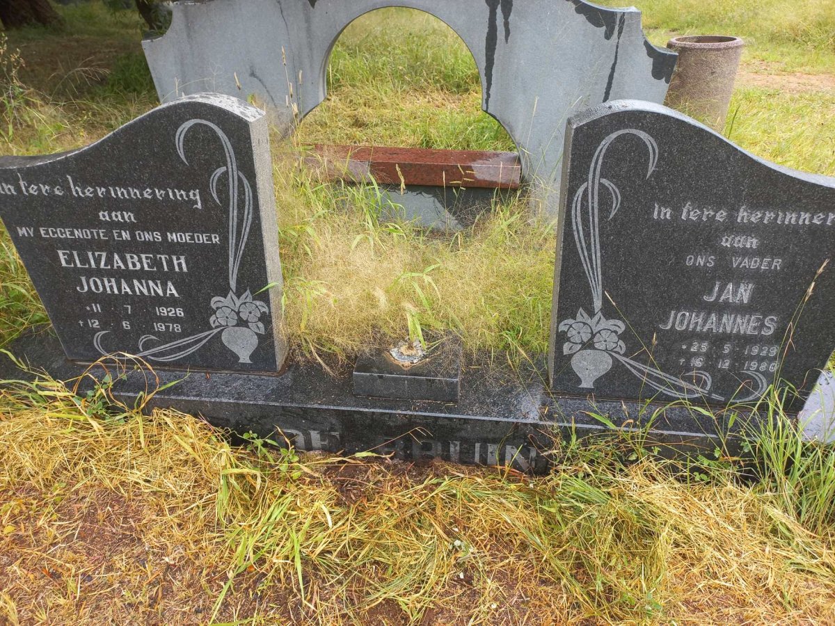 BRUIN Jan Johannes, de 1929-1980 & Elizabeth Johanna 1926-1978