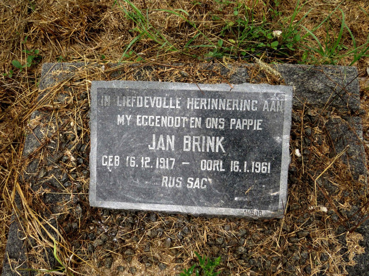 BRINK Jan 1917-1961