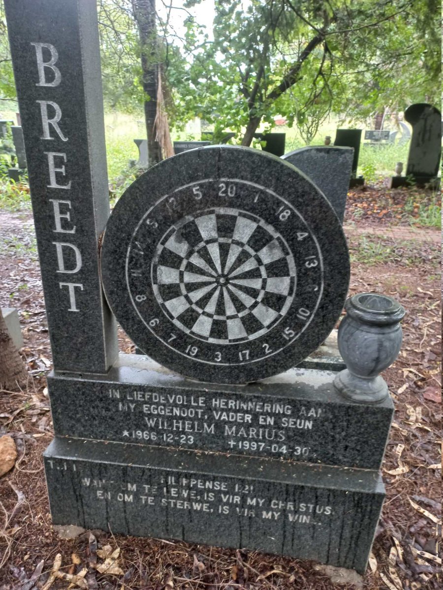 BREEDT Wilhelm Marius 1966-1997