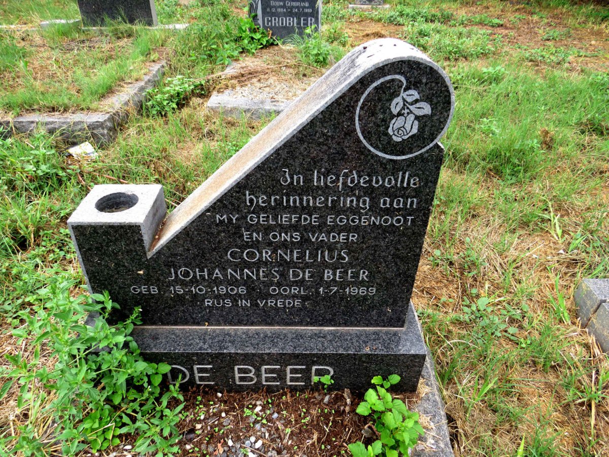 BEER Cornelius Johannes, de 1908-1969