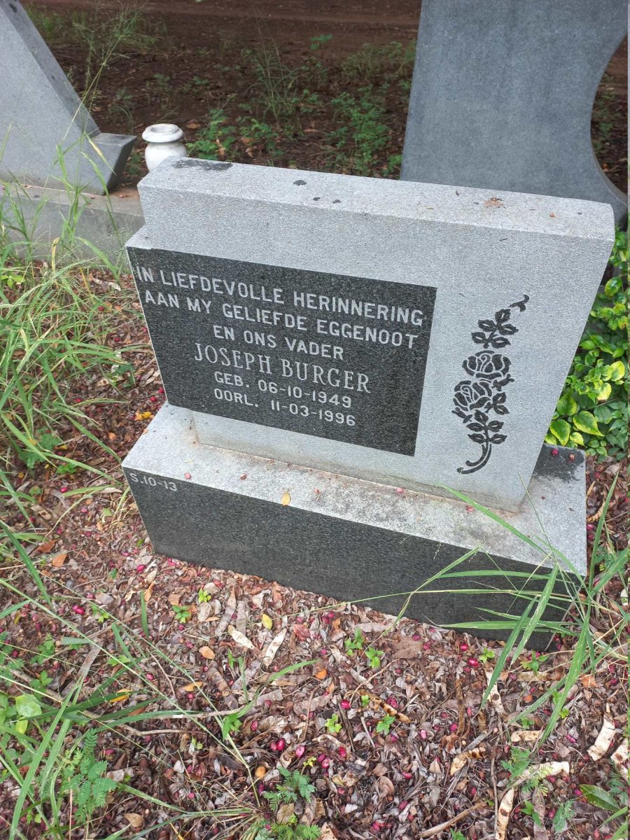 BURGER Joseph 1949-1996